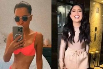 As cantoras Maiara, da dupla com Maraisa, e Mari Fernandez foram o motivo da expressão viralizar nas redes sociais
 -  (crédito: Instagram @maiara e @marifernandez/Reprodução)