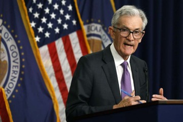 Presidente do FED, Jerome Powell diz que inflação ainda preocupa -  (crédito: Getty Images via AFP)