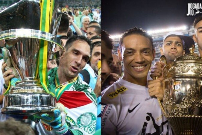 Santos e Palmeiras já decidiram uma Libertadores - (crédito: Marcelo Caitano) Santos e Palmeiras já decidiram uma Libertadores - (crédito: Marcelo Caitano)