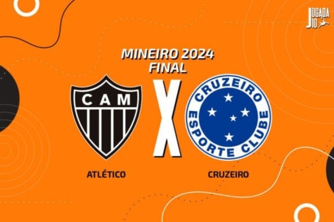 Atlético x Cruzeiro -  (crédito: Foto: Arte Jogada10)