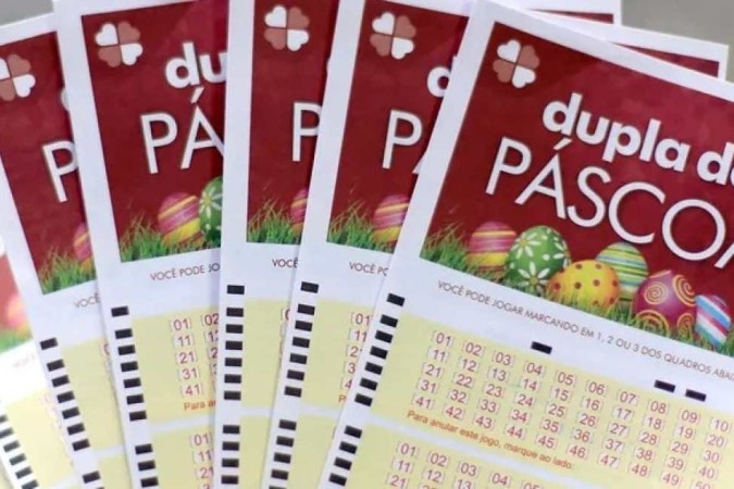 A Dupla Sena de Páscoa é uma das loterias especiais da Caixa -  (crédito: Reprodução/Caixa)