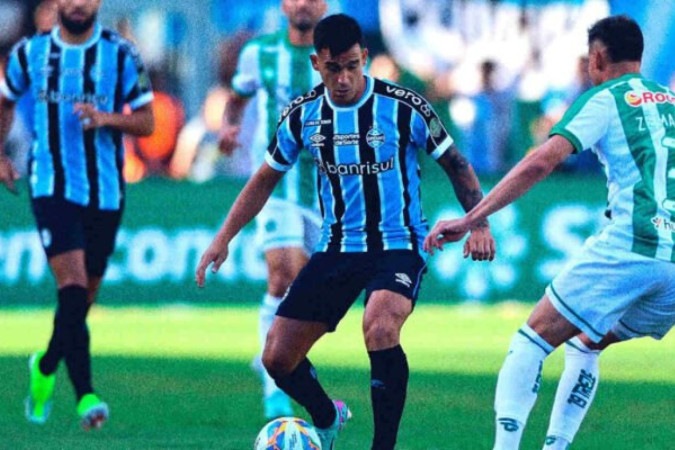 Juventude e Grêmio fizeram um primeiro tempo ruim no Estádio Alfredo Jaconi -  (crédito: Foto: Fernando Alves/ECJuventude)