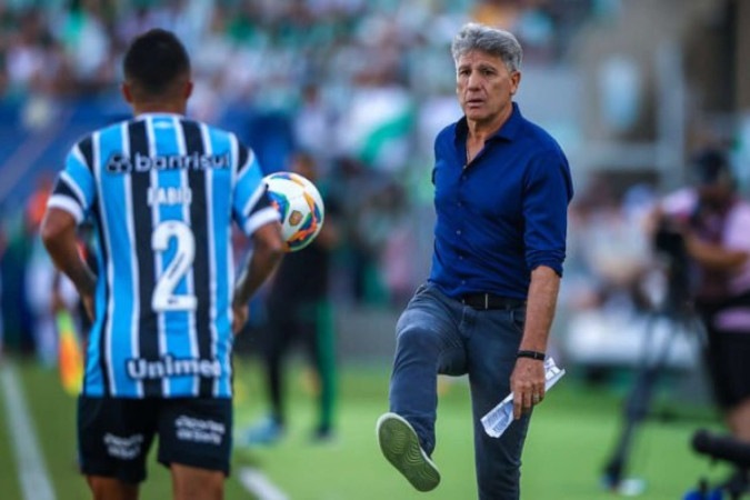Grêmio ficou no 0 a 0 com o Juventude no primeiro jogo das finais do Campeonato Gaúcho -  (crédito: Foto: Fernando Alves/ECJuventude)