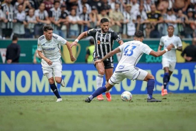 Atlético cede empate ao Cruzeiro no fim do primeiro jogo da final - (crédito: Foto: Pedro Souza / Atlético) Atlético cede empate ao Cruzeiro no fim do primeiro jogo da final - (crédito: Foto: Pedro Souza / Atlético)