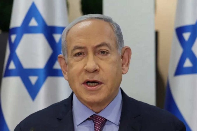  Benjamin Netanyahu passa por cirurgia para retirar uma hérnia hoje -  (crédito:  Abir Sultan/AFP)