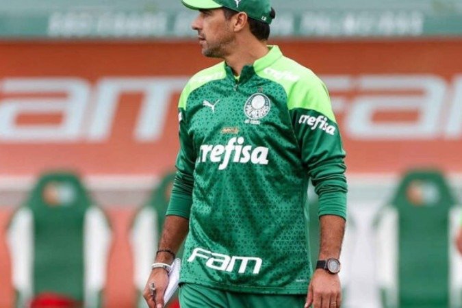 Abel cogita poupar na estreia do Palmeiras na Libertadores -  (crédito: Foto: Fabio Menotti/Palmeiras)