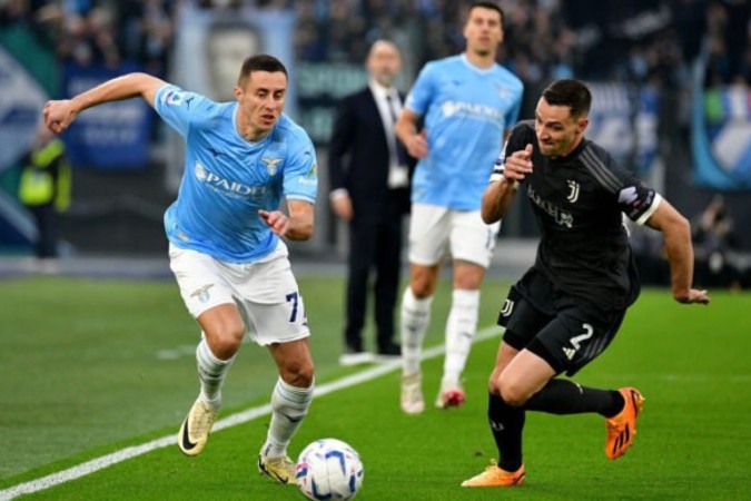 Lazio venceu a Juventus por 1 a 0 no sábado pelo Campeonato Italiano -  (crédito: Foto: Divulgação/Lazio)