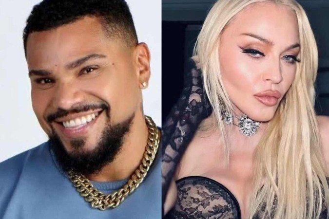 Naldo Benny e Madonna - (crédito: Reprodução Instagram) Naldo Benny e Madonna - (crédito: Reprodução Instagram)