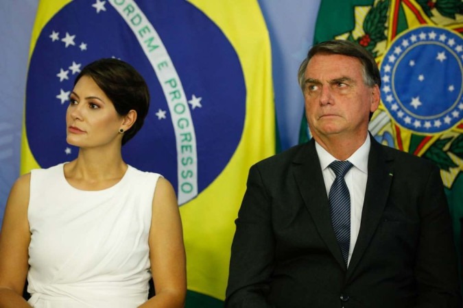 O processo protocolado por Bolsonaro e Michelle pedia indenização de R$ 20 mil por danos morais, além de retratação pública -  (crédito: Alan Santos/PR)