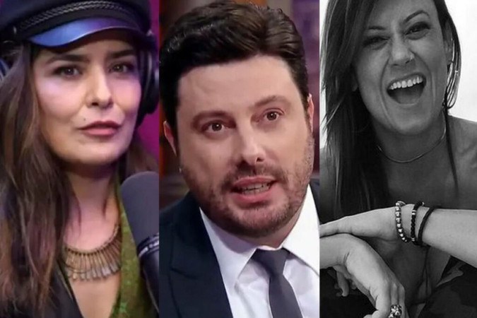 Letícia Sabatella, Danilo Gentili e Angélica Martins, alguns famosos brasileiros já foram diagnosticados -  (crédito: Reprodução/YouTube - Instagram)