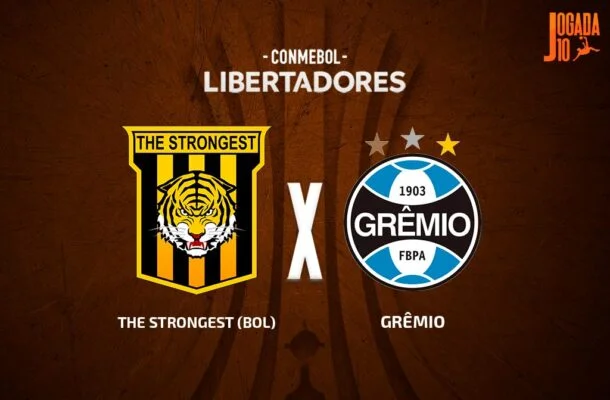 The Strongest x Grêmio -  (crédito: Foto: Arte Jogada10)