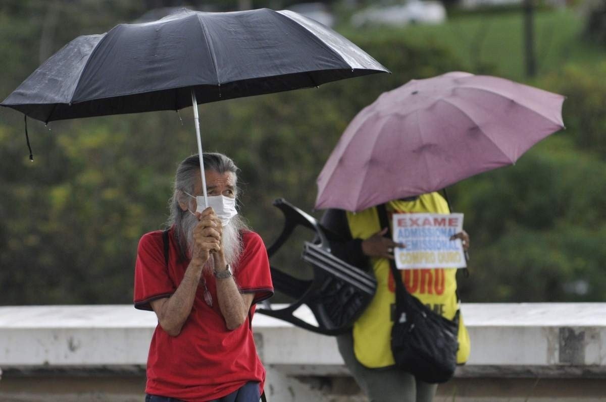  02/04/2024. Crédito: Minervino Júnior/CB/D.A Press. Brasil.  Brasilia - DF. Chuva em Brasília.