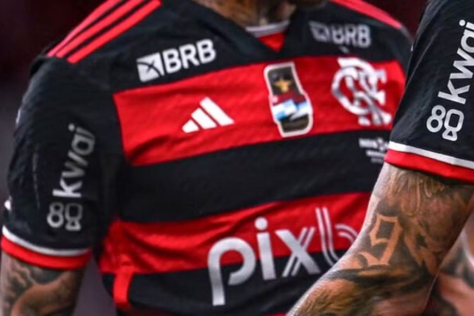 Flamengo garantiu mais um patrocínio para a camisa  -  (crédito: Divulgação/Flamengo)