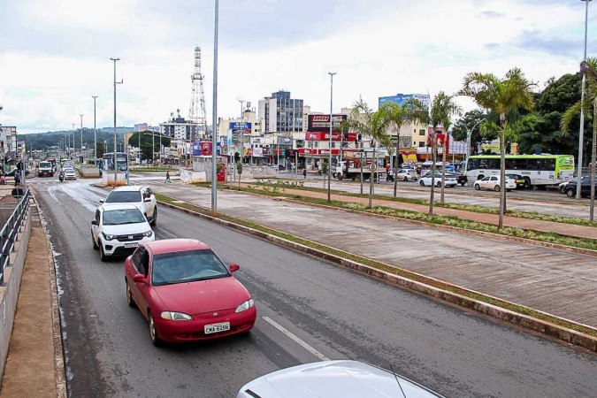 Boulevard do t&uacute;nel de Taguatinga.  -  (crédito:  Kayo Magalhães/CB/D.A Press)