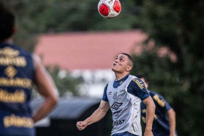 Marcelinho vai trocar o Santos pelo Juventude -  (crédito: Foto: Raul Baretta/Santos)