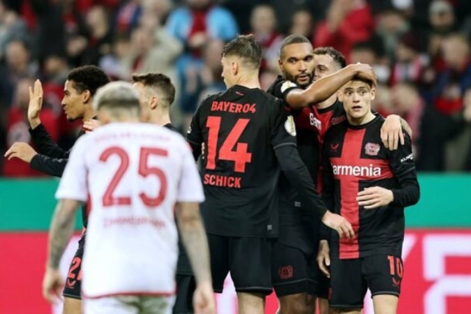 Leverkusen goleou o Fortuna para chegar à decisão -  (crédito: Foto: Ina Fassbender/AFP via Getty Images)