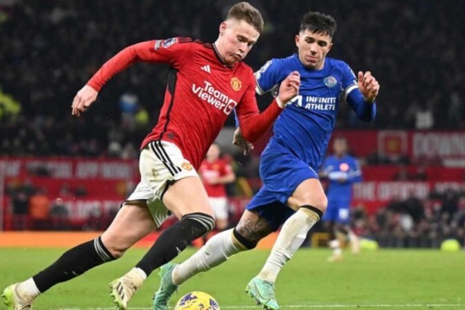 Chelsea e Manchester United  -  (crédito: OLI SCARFF/AFP via Getty Images)