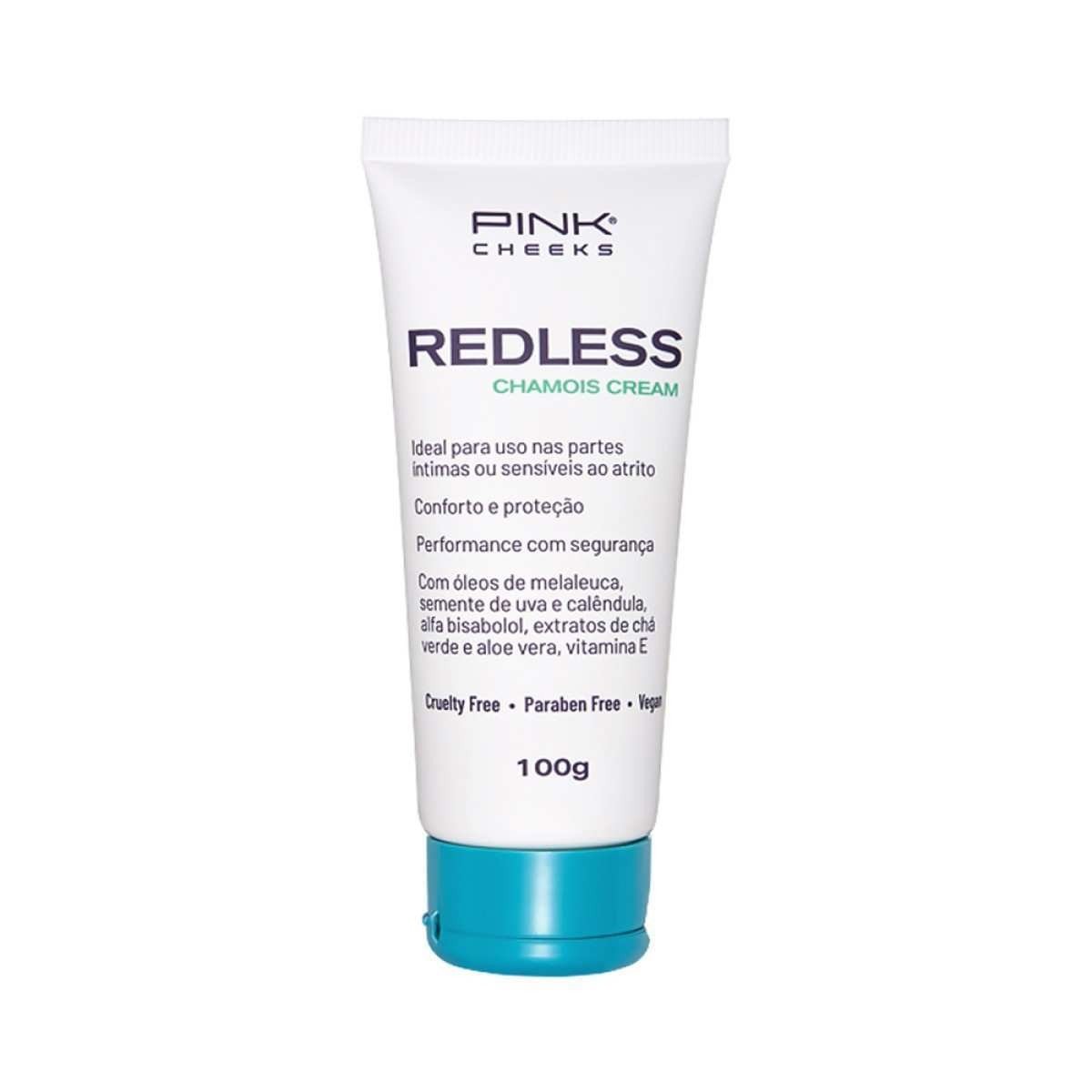 Antiatrito Redless Chamois Cream, da Pink Cheeks (R$ 65,90) Antiatrito Redless Chamois Cream, da Pink Cheeks (R$ 65,90)