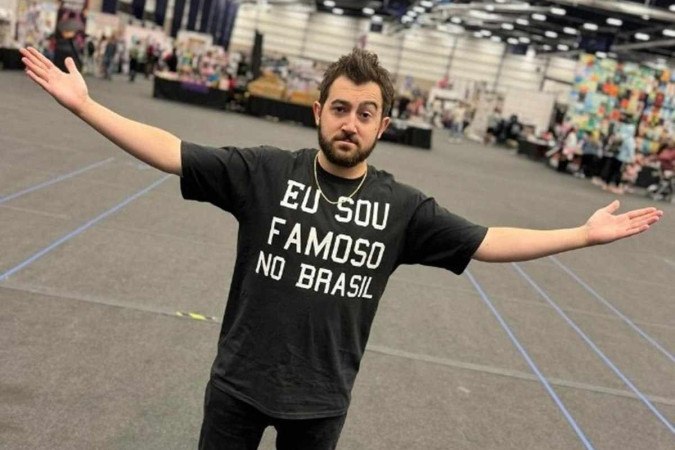 O ator que interpretou Greg celebrou o ganho de seguidores e mandou outra mensagem ao Brasil, se disponibilizando para vir a Comic Con -  (crédito: Reprodução/Instagram)