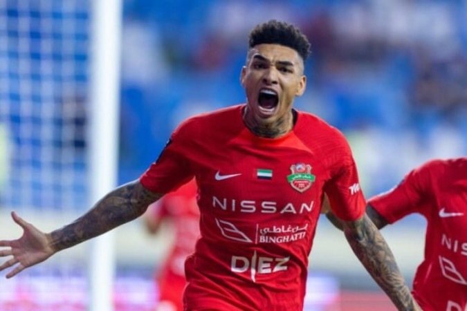 Igor Jesus vive bom momento pelo Shabab Al-Ahli -  (crédito: Foto: Divulgação/Shabab Al-Ahli)