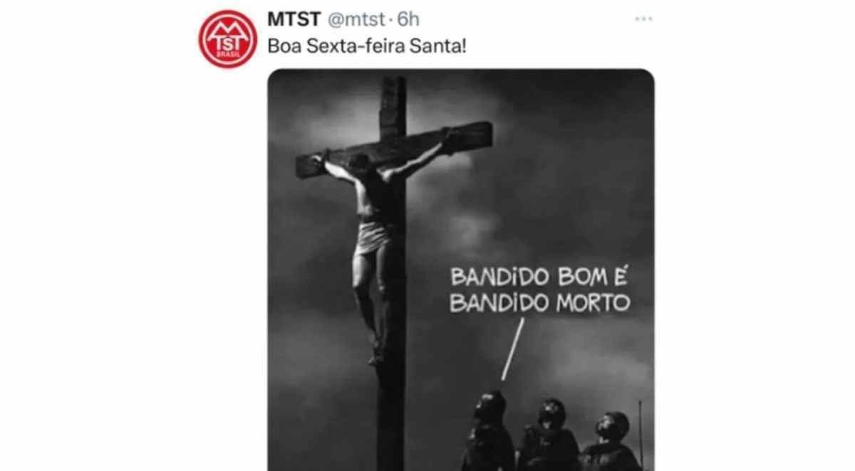 MTST pede desculpas e decide apagar postagem sobre Jesus: 