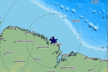 Tremor de magnitude 4,7 é registrado no interior do Maranhão - Divulgação/Centro Sismológico Euro-Mediterrânico