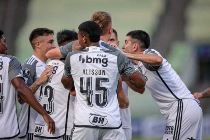 Paulinho marcou dois gols na vitória do Atlético sobre o Caracas - (crédito: Foto: Pedro Souza / Atlético) Paulinho marcou dois gols na vitória do Atlético sobre o Caracas - (crédito: Foto: Pedro Souza / Atlético)