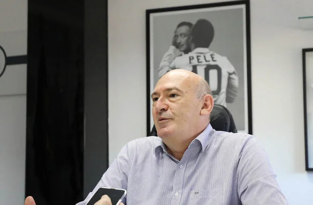 Rueda pode deixar o quadro associativo do Santos -  (crédito: Foto: Ivan Storti/Santos)