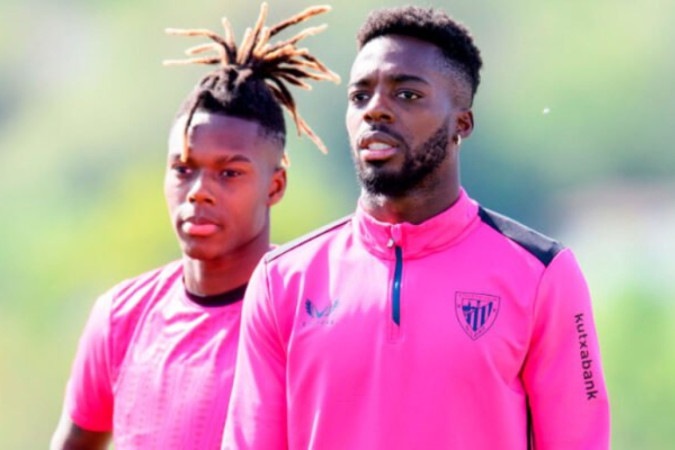 Jogadores do Athletic Bilbao durante atividade de preparação para a final da Copa do Rei - Foto: Divulgação/Athletic Bilbao -  (crédito: Foto: Divulgação/Athletic Bilbao)