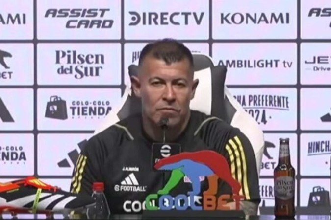 Jorge Almirón, do Colo-Colo, é um velho conhecido da torcida do Fluminense - (crédito: - Foto: Reprodução YouTube Canal Colo-Colo) Jorge Almirón, do Colo-Colo, é um velho conhecido da torcida do Fluminense - (crédito: - Foto: Reprodução YouTube Canal Colo-Colo)