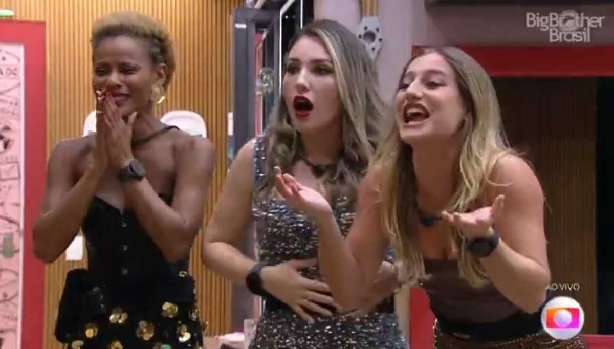 Final do BBB 23 teve Aline Whirley (2° Lugar), Amanda (1º Lugar) e Bruna Griphao (3º Lugar)