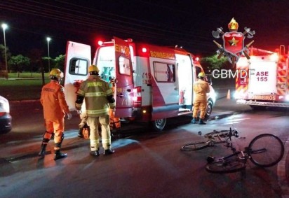 É um cenário aterrador. A cada 15 minutos, em média, um brasileiro perde a vida por conta de algum 'acidente' -  (crédito: CBMDF/Divulgação)