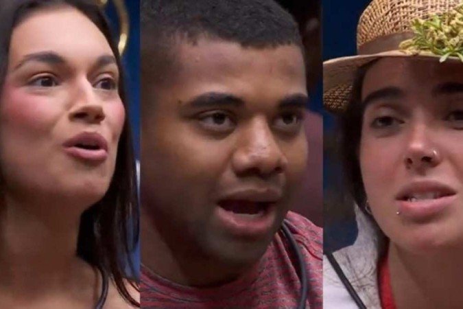 Alane, Davi e Giovanna -  (crédito: Reprodução Globo)