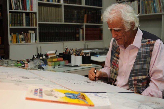 Mineiro de Caratinga, Ziraldo faleceu aos 91 anos neste sábado (6/4) - (crédito: Tulio Santos/EM/D.A Press) Mineiro de Caratinga, Ziraldo faleceu aos 91 anos neste sábado (6/4) - (crédito: Tulio Santos/EM/D.A Press)