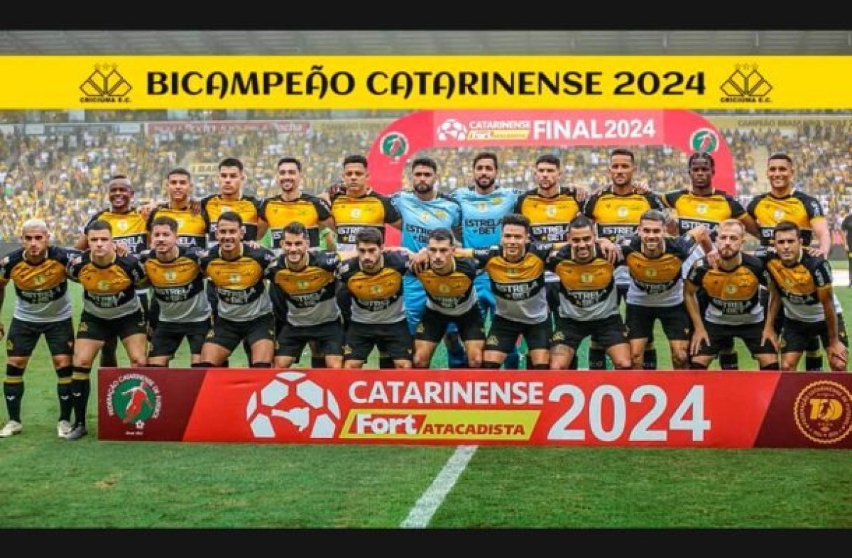 Criciúma empata com Brusque e é campeão do Catarinense