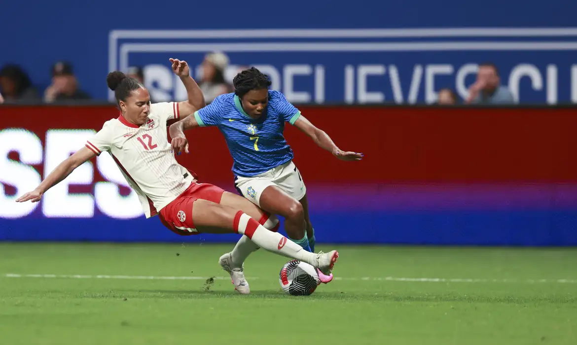 Seleção feminina perde e disputará terceiro lugar na Copa SheBelieves -  (crédito: EBC)