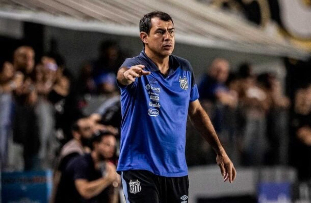 Carille reclama de lance que resultou em pênalti e valoriza vice do Santos