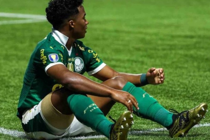 Endrick vai perder os próximos jogos do Palmeiras -  (crédito:  FABIO MENOTTI)