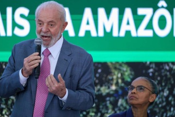 Lula deixa indireta a Elon Musk em discurso de lançamento de programa ambiental -  (crédito: Fabio Rodrigues- Pozzebom/Agência Brasil)