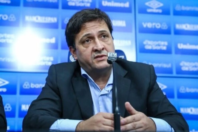 Alberto Guerra exalta trabalho de Renato Portaluppi e fala sobre atuação do Grêmio no mercado  -  (crédito: - Foto: Morgana Schuh/Grêmio FBPA)