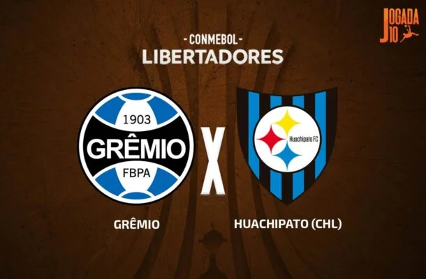 Grêmio x Huachipato -  (crédito: Foto: Arte Jogada 10)