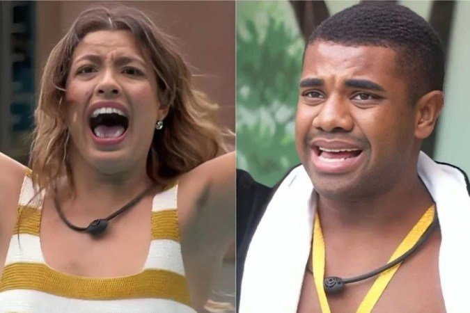 Beatriz Reis e Davi Brito - (crédito: Reprodução TV Globo ) Beatriz Reis e Davi Brito - (crédito: Reprodução TV Globo )