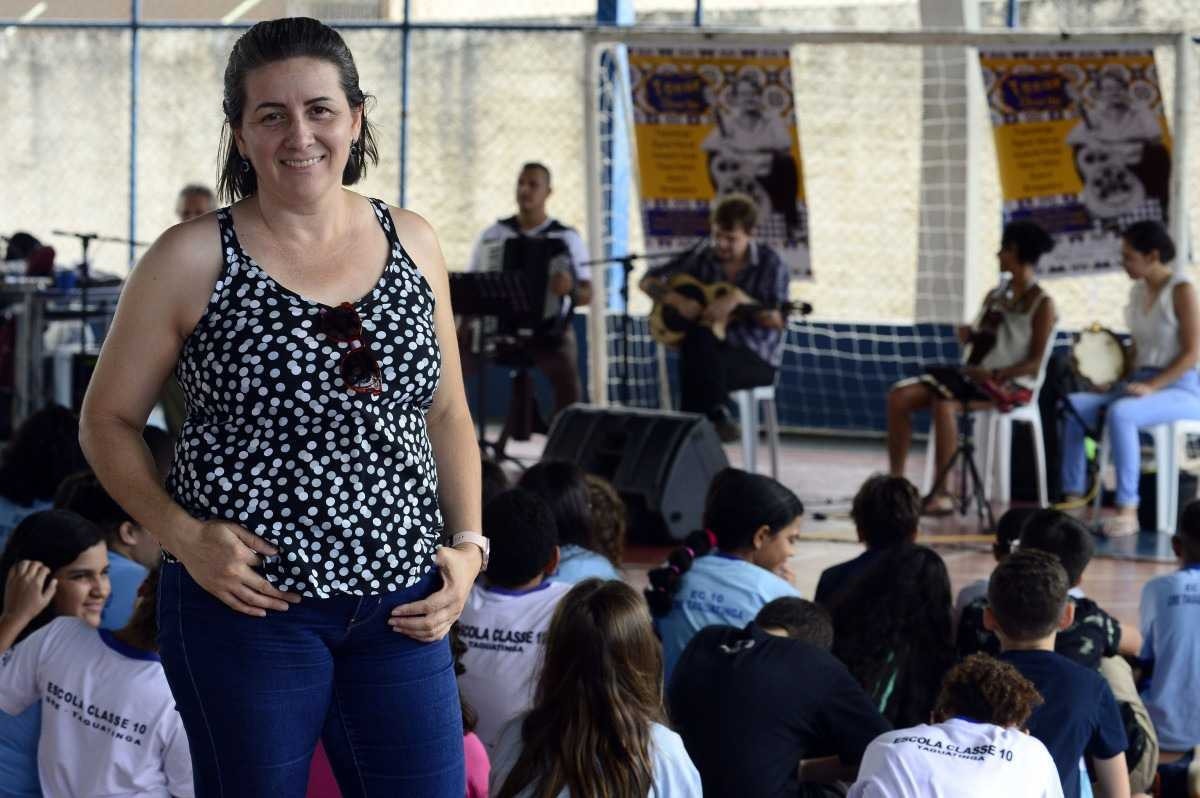  Gracileide Alves, considera como importante essas visitas nas escolas
