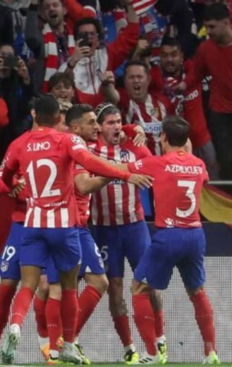Com gol brasileiro, Atlético de Madrid vence Borussia nas quartas da Champions -  (crédito: No Ataque Internacional)