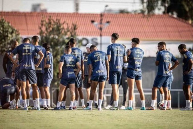 Elenco do Peixe ganha descanso prolongado antes da Série B -  (crédito: Foto: Raul Baretta/Santos FC)