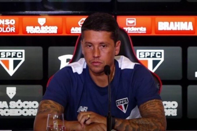 São Paulo venceu a primeira na Libertadores, diante do Cobresal, do Chile   -  (crédito:  - Foto: Rubens Chiri e Paulo Pinto/Saopaulofc.net)
