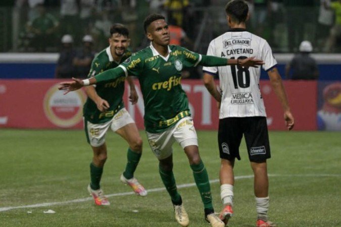 Estêvão fará 17 anos no fim do mês -  (crédito: Foto: Nelson Almeida/AFP via Getty Images)