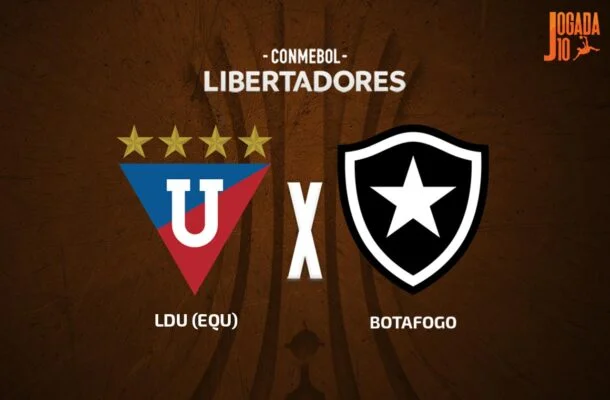 LDU  X BOTAFOGO -  (crédito: Foto: Arte Jogada10)