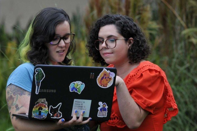 Caroline Araújo e Alexandra Martins doutoranda da UNB. - (crédito: Minervino Júnior/CB/D.A.Press) Caroline Araújo e Alexandra Martins doutoranda da UNB. - (crédito: Minervino Júnior/CB/D.A.Press)