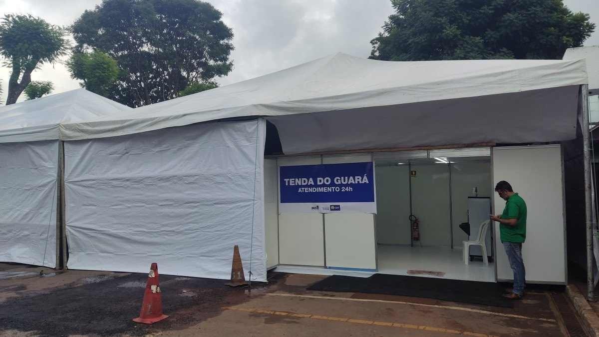 Com atendimento 24h, nova tenda do Guará começou a funcionar nesta quinta